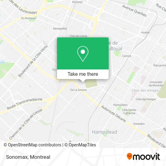 Sonomax map