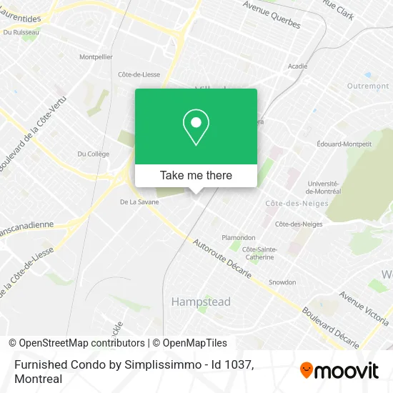 Furnished Condo by Simplissimmo - Id 1037 map