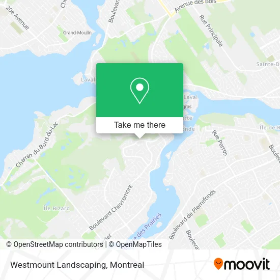 Westmount Landscaping map