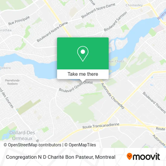 Congregation N D Charité Bon Pasteur map