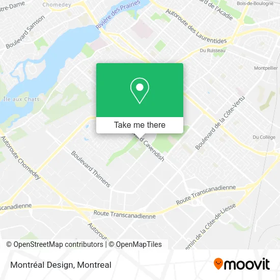 Montréal Design map