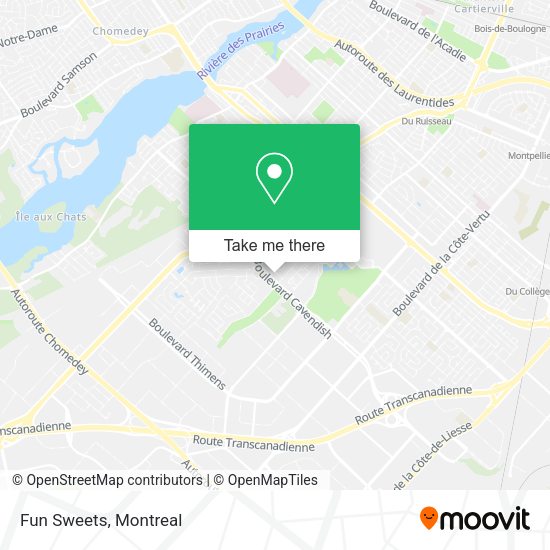 Fun Sweets map