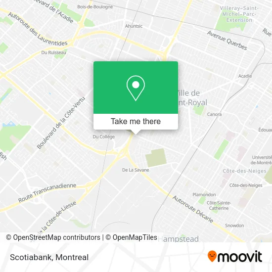 Scotiabank map