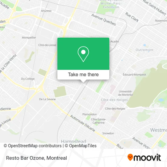 Resto Bar Ozone map