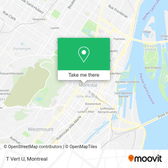 T Vert U map