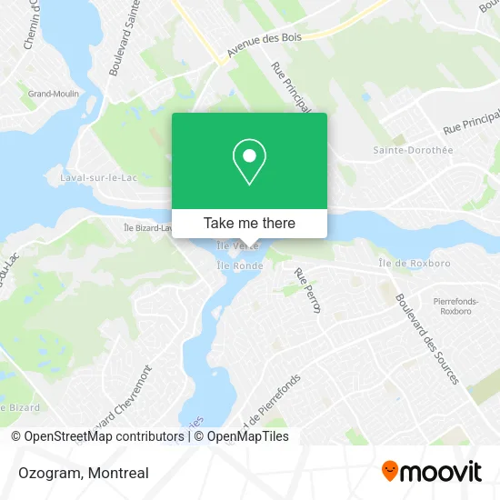 Ozogram map