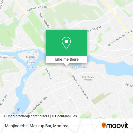 Manjinderbal Makeup Bar map
