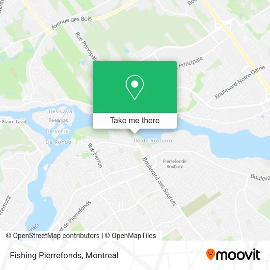 Fishing Pierrefonds map