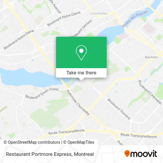 Restaurant Portmore Express map
