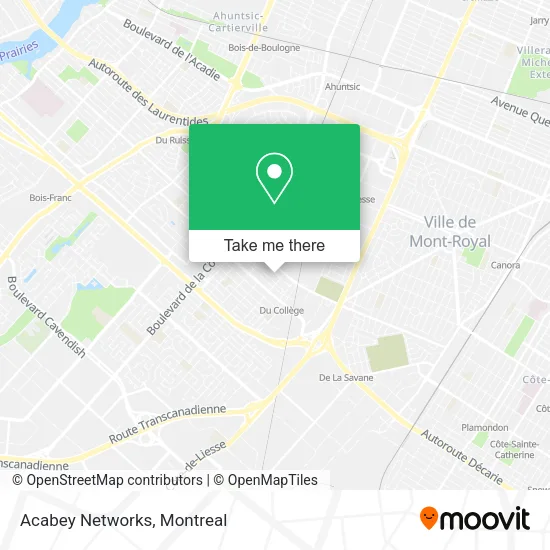 Acabey Networks map