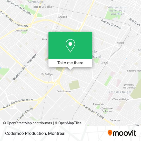 Codemco Production map