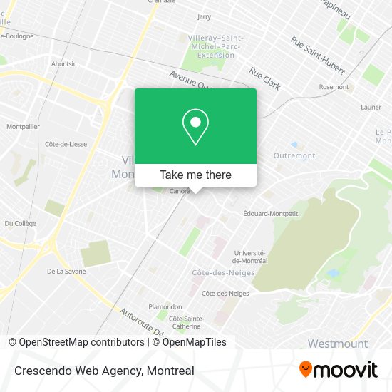 Crescendo Web Agency map