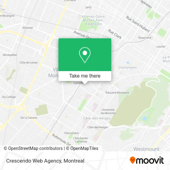 Crescendo Web Agency map