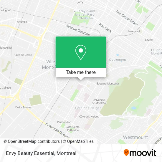 Envy Beauty Essential map