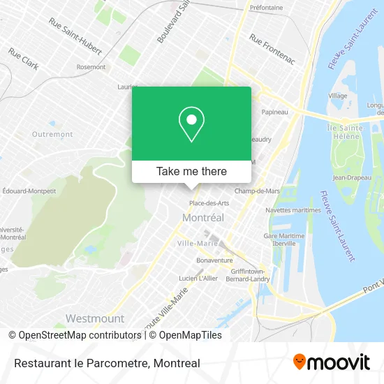 Restaurant le Parcometre map