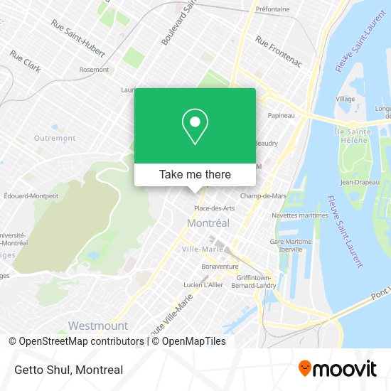 Getto Shul map