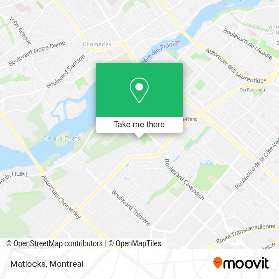 Matlocks map