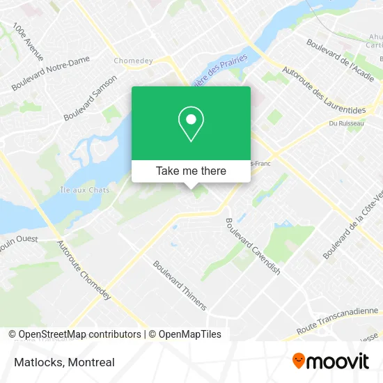 Matlocks map