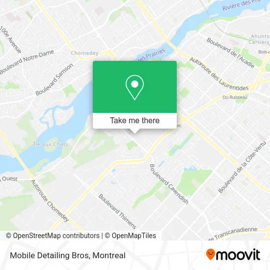 Mobile Detailing Bros map
