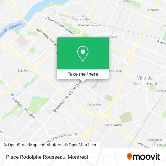 Place Rodolphe Rousseau map