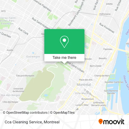 Cca Cleaning Service map