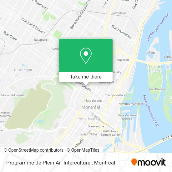 Programme de Plein Air Interculturel map