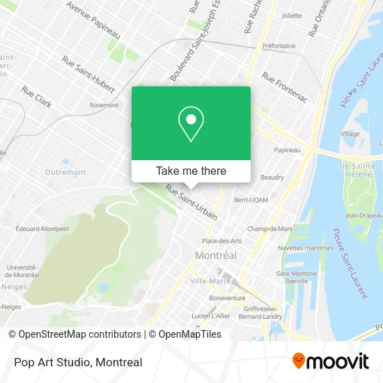 Pop Art Studio map