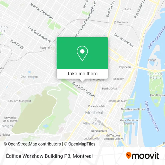 Édifice Warshaw Building P3 map