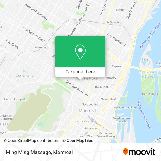 Ming Ming Massage map