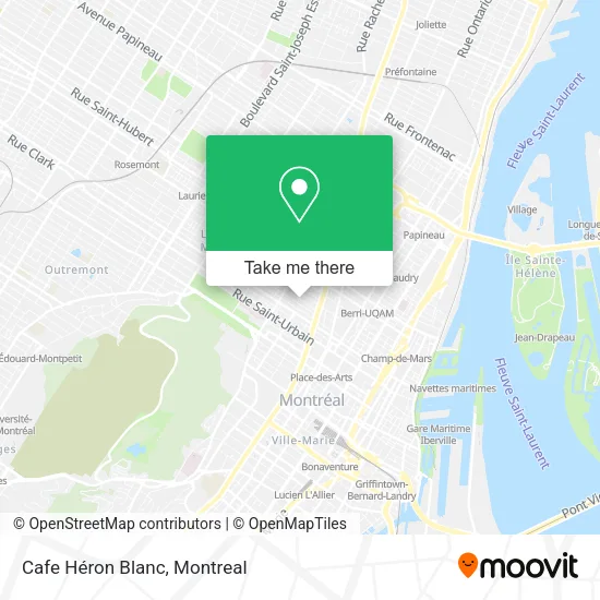 Cafe Héron Blanc map