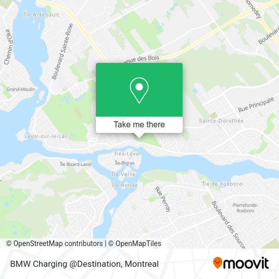 BMW Charging @Destination map