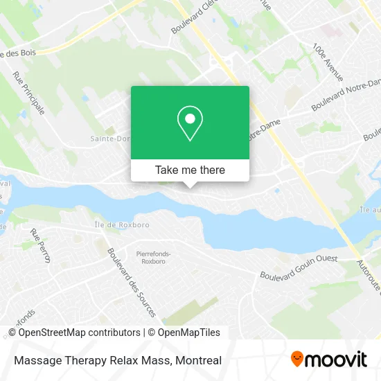 Massage Therapy Relax Mass map