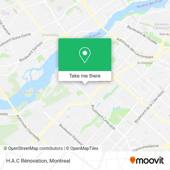 H.A.C Rénovation map