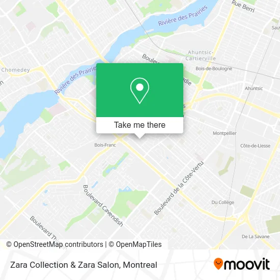 Zara Collection & Zara Salon map