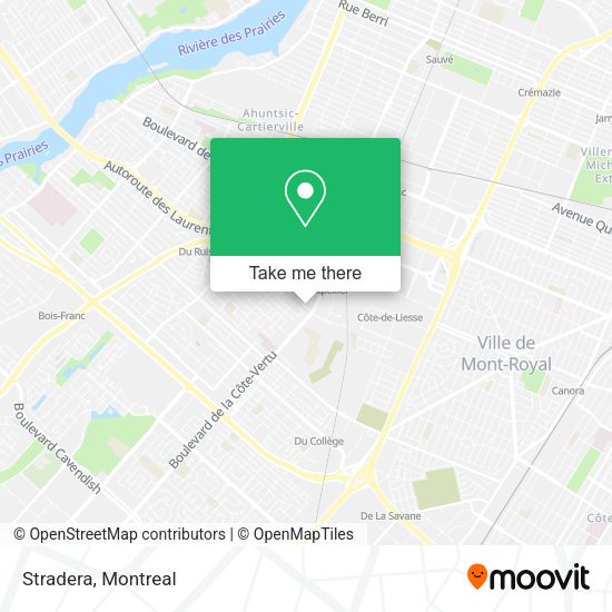 Stradera map