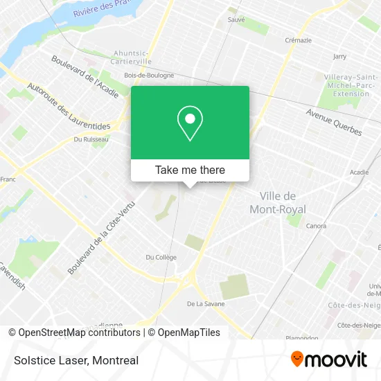 Solstice Laser map