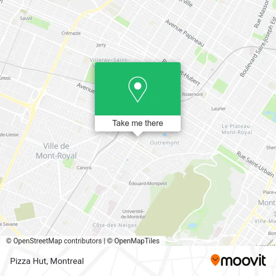 Pizza Hut map
