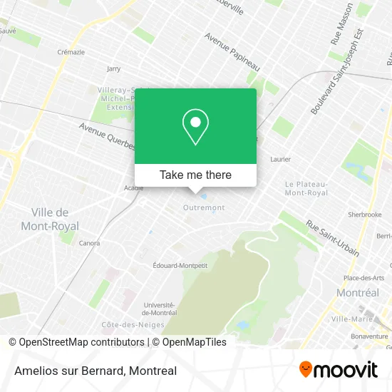 Amelios sur Bernard map