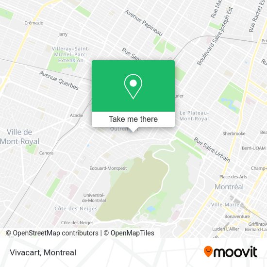 Vivacart map