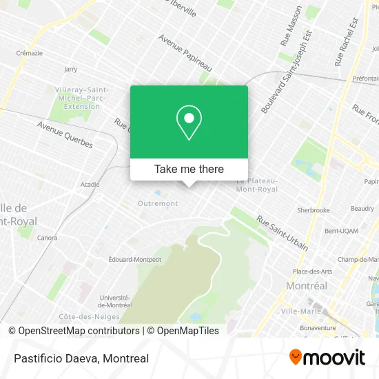 Pastificio Daeva map
