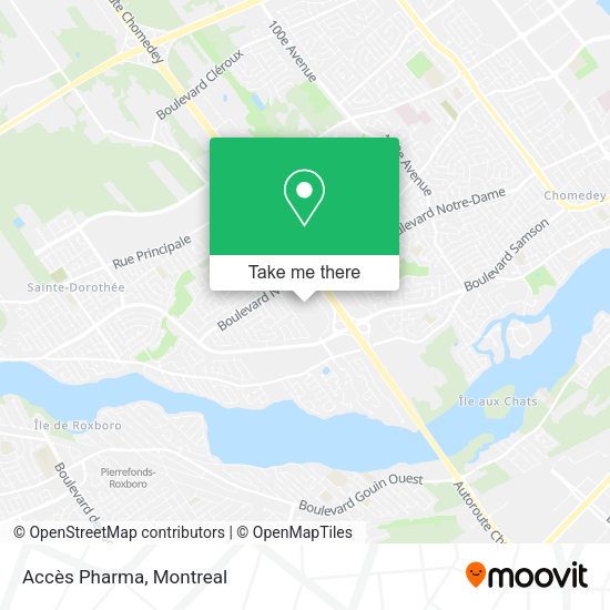 Accès Pharma map