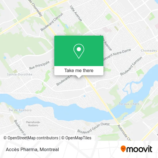 Accès Pharma map