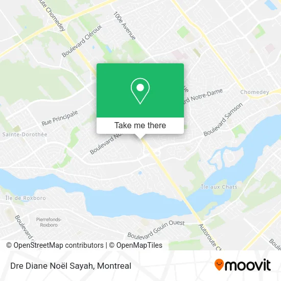 Dre Diane Noël Sayah map