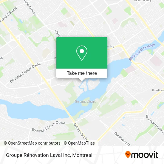 Groupe Rénovation Laval Inc map