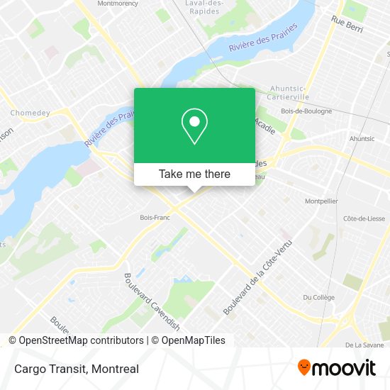 Cargo Transit map