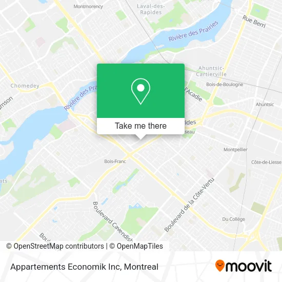 Appartements Economik Inc map