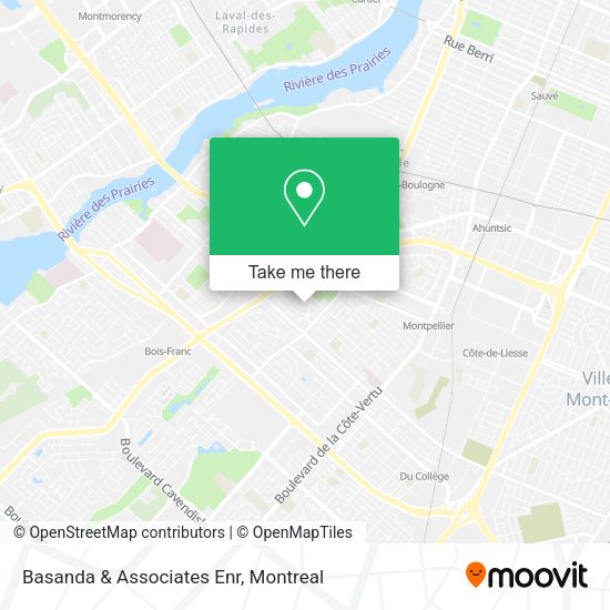 Basanda & Associates Enr map