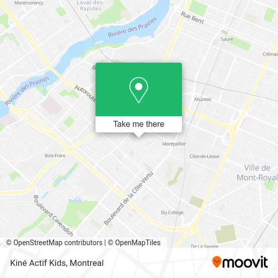 Kiné Actif Kids map