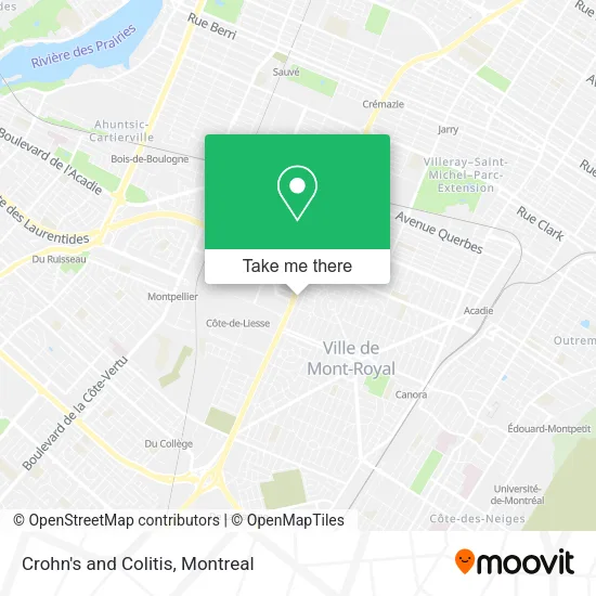 Crohn's and Colitis map
