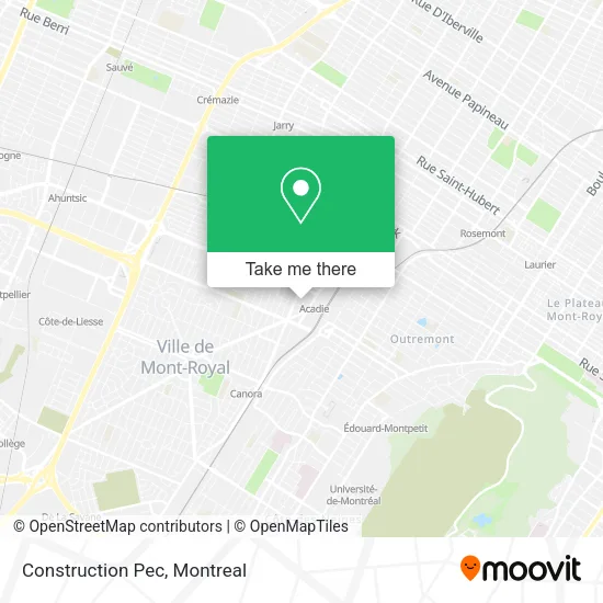 Construction Pec map